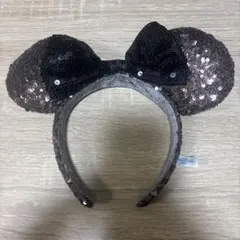 ミニーマウス カチューシャ スパンコール ディズニー