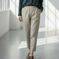 〈送料込〉UNIQLO ユニクロ　コットンアンクルパンツ　Lサイズ