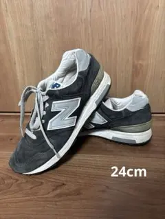 New Balance M1400 24cm ネイビー スエード