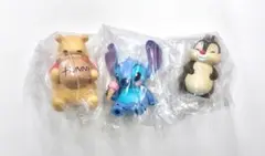 ディズニー たべすぎまして… フィギュア プーさん スティッチ デール