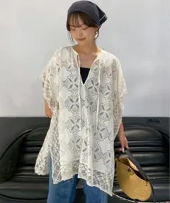 SLOBE IENA/ provoke Poncho ブラウスのサムネイル