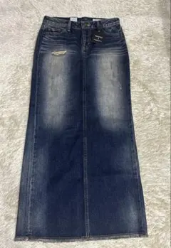未使用 moussy マウジー デニム ロングスカート サイズ1のサムネイル