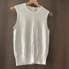お値下げ！ZARA ノースリーブニット ホワイト
