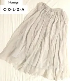 ✨美品✨COLZA✨シアースカート　ギャザースカート　M