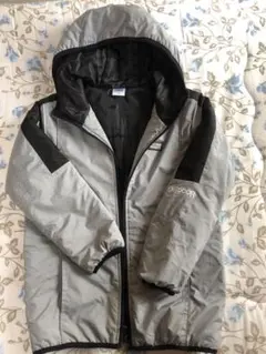 OUTDOOR PRODUCTS フード付き中綿ジャンパー　シルバー