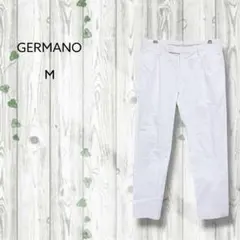 ジェルマーノ　GERMANO　ツータックスラックス　チノパン　ストレッチ　白のサムネイル