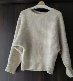 MOUSSY アイボリー ニットセーター Mサイズ