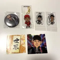 LDH EXILE 世界　缶バッチ　ぷくぷくチャーム　6点セット