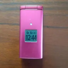 KYOCERA KYF38 ピンク折りたたみ式携帯電話(かんたんケータイ)