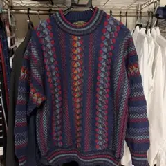 80s-90s vintage　All England ニット　アイルランド製