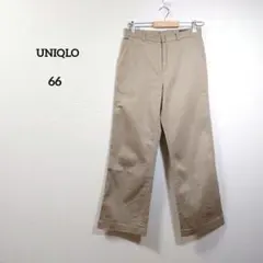UNIQLO　パンツ　チノパン　カジュアルパンツ　綿　ベージュ　　レディース