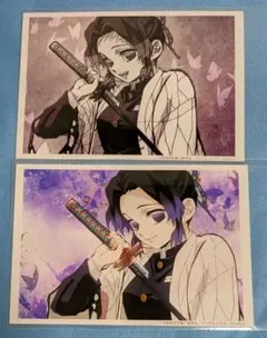 鬼滅の刃 胡蝶しのぶ ブロマイド 2点セット