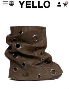 YELLO MERCURIO SHORT BOOTS ブラック Mサイズ - メルカリ