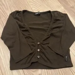 COMME CA ISM カーディガン 80 ブラウン