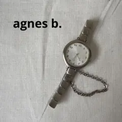 【agnes b.アニエスベー 】wf34 チェーン腕時計 電池無　取扱説明書付のサムネイル