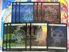 mtg スパイダーマン 基本土地 foil 12枚