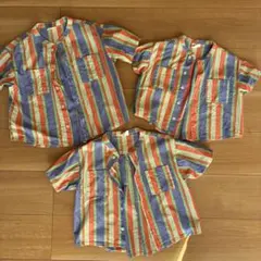 最終価格！美品兄弟！BREEZE シャツ 3兄弟！80、100、110