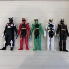 ゴジュウジャー　フィギュア 5体セット　ソフビ　人形