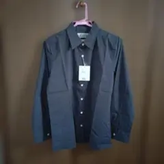 【新品】MARY QUANT BASIC 長袖シャツ　ダークグレー　Mサイズ