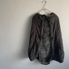 BabyHopper 防寒ケープ シンサレート 抱っこ紐カバー ブラック ボア付
