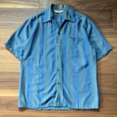 50s 60s sportsman レーヨンシャツ　オンブレ
