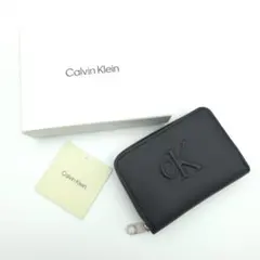 未使用 カルバンクライン 二つ折り財布 ラウンドファスナー メンズ レディースのサムネイル