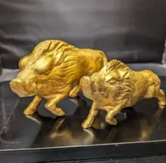 純金？金属製.特大.牛の置物2848㌘＆子牛392㌘ 合計2点 - メルカリ