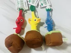 ピクミン 引っこ抜きぬいぐるみマスコット 3種コンプリート