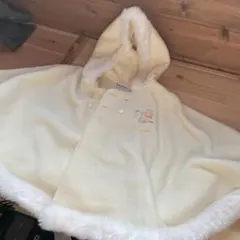 familiar フード付きポンチョ 60-90cm