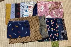 和柄綿生地はぎれセットA