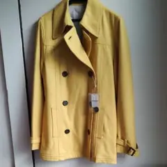 新品タグ付き　ナイスクラップ　NICE CLAUPトレンチコート　M イエロー黄