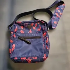 GUESS ショルダーバッグ 花柄 ネイビーのサムネイル