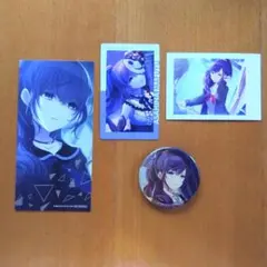 朝比奈まふゆ 4点セット 缶バッジとカード
