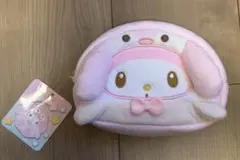 【新品タグ付】マルチポーチ パステルマリン　マイメロディ✕ペンギンのサムネイル