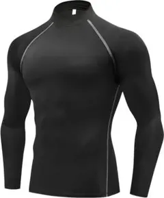 [Muxuryee] スポーツインナー 長袖 コンプレッションウェア 吸汗 速乾