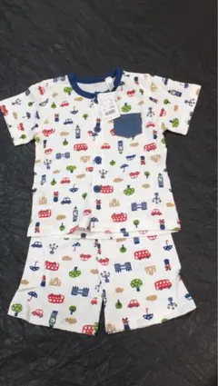 90cm 車柄 半袖パジャマ