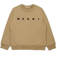 新品 MARNIロゴ スウェット トレーナー ライトブラウン 完売品