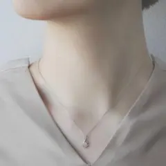 Vendome Aoyama ダイヤモンド ドロップ ネックレス