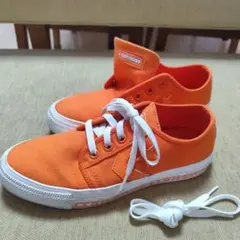 コンバース オレンジ スニーカー 25.5