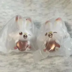 ポケピース　きらめきハートキーホルダー　ヒバニー