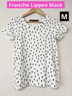 ❤️美品❤️Franche Lippee black半袖クマ カットソーMホワイトのサムネイル