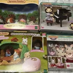 シルバニア 未使用 4点 ライオン チョコートラブラドール ショコラ 
