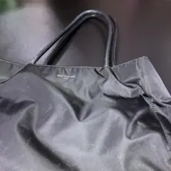 コムサデモード　サック　トートバッグ　ハンドバッグ　ナイロン　ブラック　送料無料