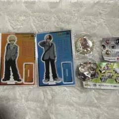 ヒロアカ くら寿司 アクリルスタンド 缶バッジ マグネット 爆豪勝己 轟焦凍