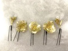 お値下げ中　アメリカンフラワー　バラ　ヘッドドレス