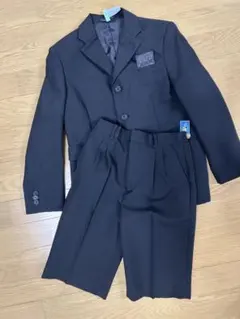 黒スーツ　ジャケット　ハーフパンツ　135センチ卒園　入学