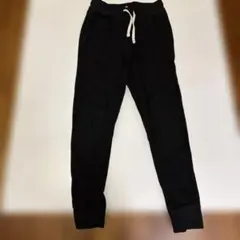 黒のジョガーパンツ（ゴムウエスト）