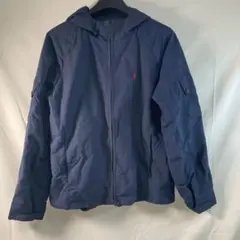 Polo ポロ ラルフローレン ナイロンジャケット ネイビー フード付き