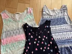 H&M ノースリーブワンピース3点セット