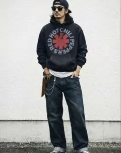 RED HOT CHILI PEPPERS ヴィンテージ加工パーカー